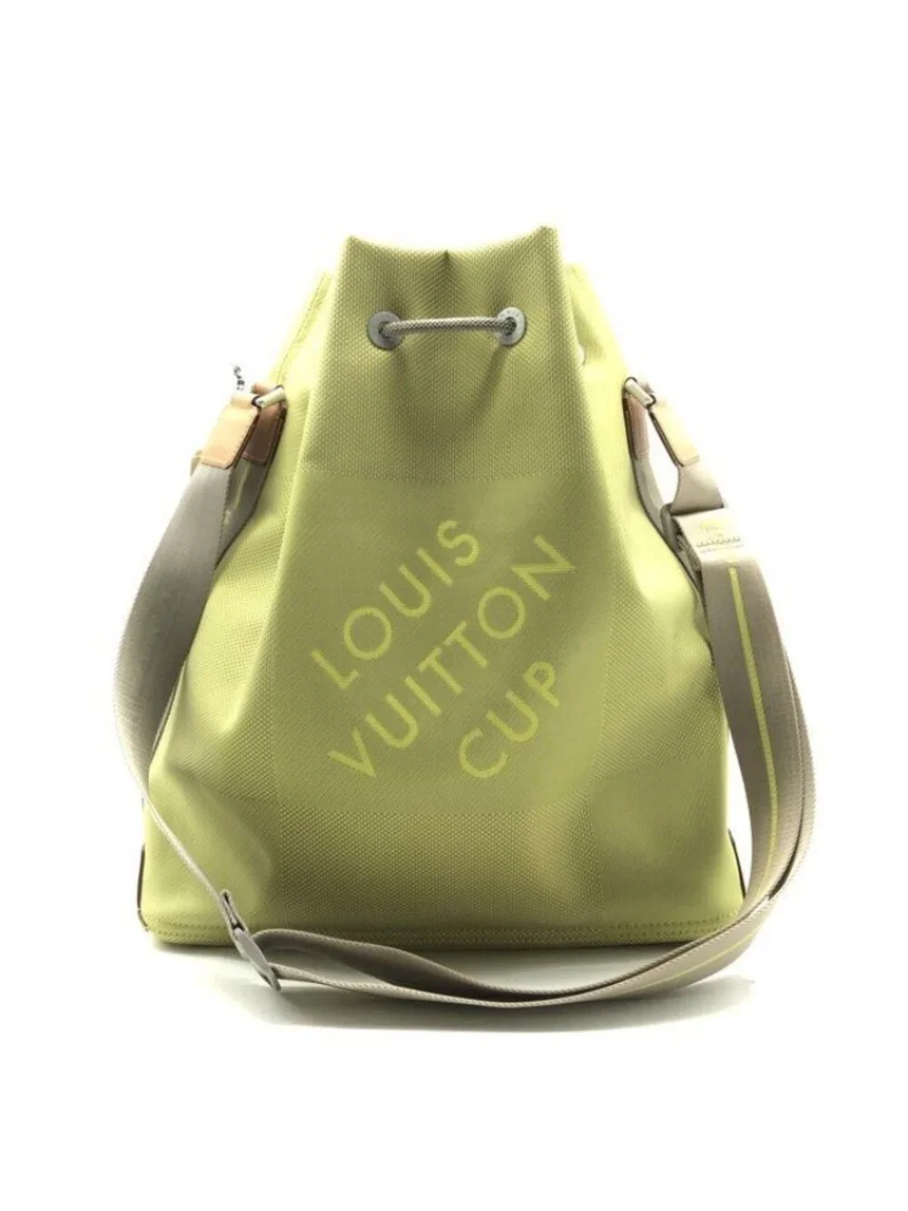 Louis Vuitton Damier Jean Volunteer LV Cup Limited Drawstring Shoulder Bag